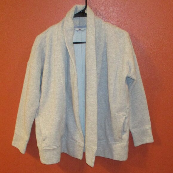 Vineyard Vine Woman X Small Gray Long Sleeve Warm Outdoors Cardigan Sweater - Picture 1 of 10